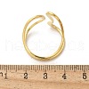 304 Stainless Steel Cuff Rings RJEW-C124-06A-G-5