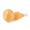 Opaque Resin Pendants RESI-G107-04D-2