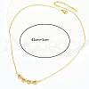 Brass Pave Clear Cubic Zirconia Four Heart Clover Magnetic Pendant Necklaces for Women SC7012-6