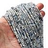 Natural Aquamarine Beads Strands G-RM2025-A17-3mm-B-1