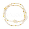 2Pcs Bohemian Glass Seed Beaded Stretch Bracelet Sets XM0961-7-1