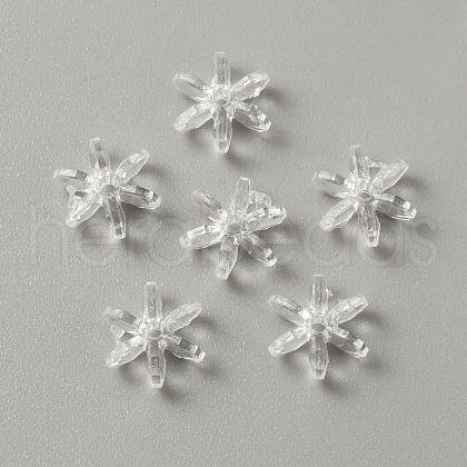 Transparent Acrylic Beads OACR-WH0037-05B-1