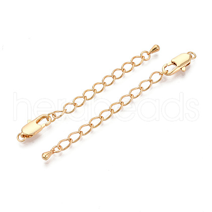 Brass Chain Extender KK-T074-62G-01-1