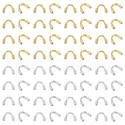 Unicraftale 100Pcs 2 Colors 316 Surgical Stainless Steel Wire Guardian STAS-UN0035-88-1