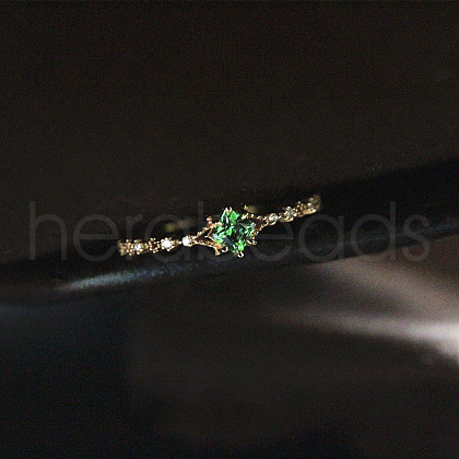 Simple Style Fashionable Personality 925 Sterling Silver Pave Cubic Zirconia Finger Rings FS-WG6A085-01-1