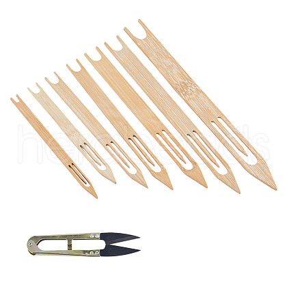 SUPERFINDINGS 7Pcs 7 Styles Netting Needle Shuttles DIY-FH0007-81-1