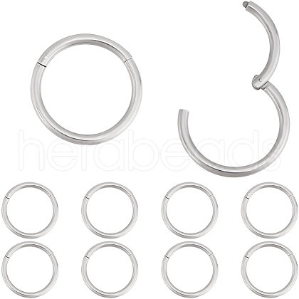 Beebeecraft 10Pcs 316L Stainless Steel Sleeper Earrings EJEW-BBC0001-56D-1