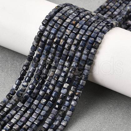 Natural Sapphire Beads Strands G-G259-B04-3x3mm-1