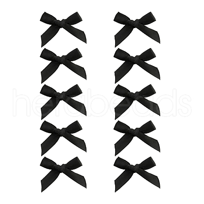 10Pcs Bowknot Cloth Alligator Hair Clips PW-WGD5F1D-01-1