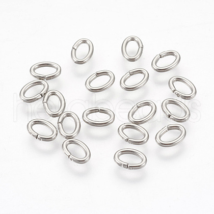 Tarnish Resistant 304 Stainless Steel Jump Rings Jewelry Findings X-STAS-L215-11P-1