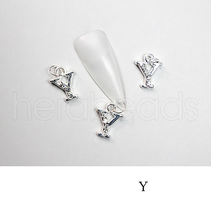 Alloy Rhinestone Cabochons MRMJ-T056-93P-Y-1