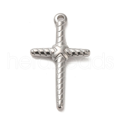 Non-Tarnish 304 Stainless Steel Pendants STAS-R223-06B-1