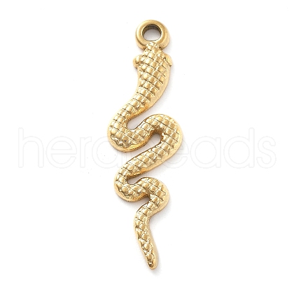 304 Stainless Steel Pendants STAS-I327-03G-03-1