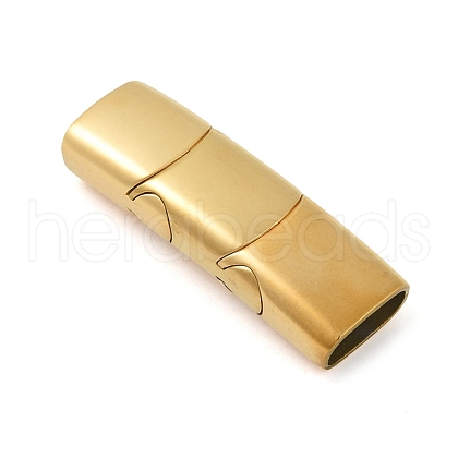 Ion Plating(IP) 316 Surgical Stainless Steel Magnetic Clasps with Glue-in Ends STAS-F269-04G-03-1