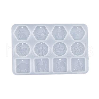 Food Grade DIY Pendant Silicone Molds PW-WGCFADB-01-1