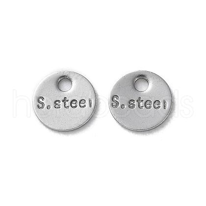 304 Stainless Steel Charms STAS-V007-03F-P-1