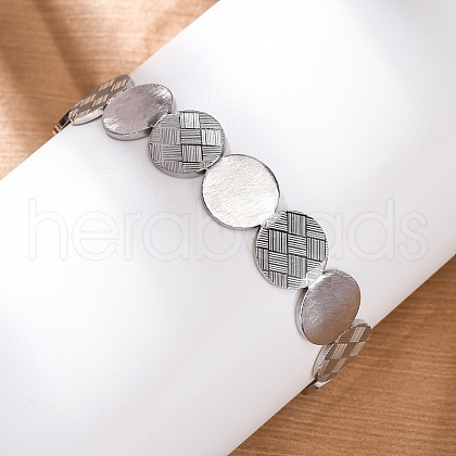 304 Stainless Steel Cuff Bangles BJEW-P355-01P-1