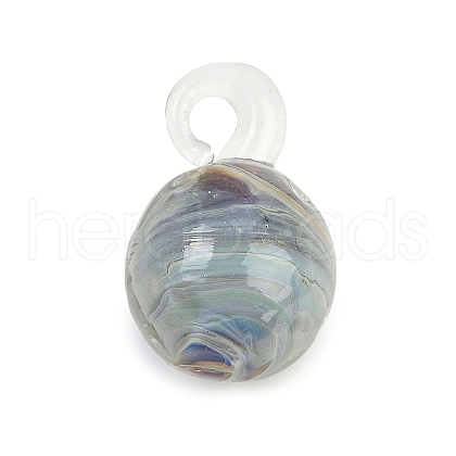 Handmade Lampwork Pendants LAMP-Q005-07C-1