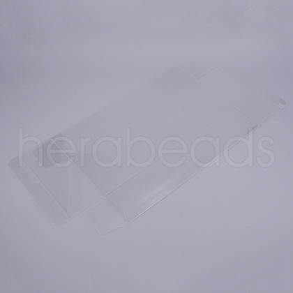 Transparent PVC Box Candy Treat Gift Box CON-WH0074-10D-1