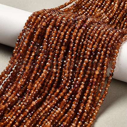 Natural Orange Garnet Beads Strands G-RM2025-03-2.5mm-1