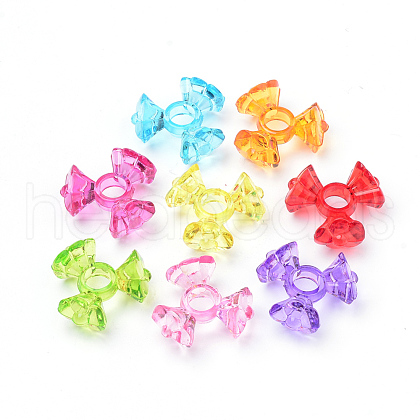 Transparent Acrylic Beads TACR-S124-M-1