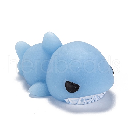 Shark Shape Stress Toy X-AJEW-H125-21-1