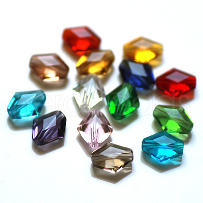 Imitation Austrian Crystal Beads SWAR-F076-12x14mm-M-1