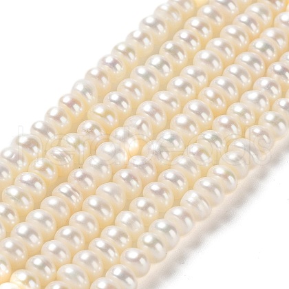Natural Cultured Freshwater Pearl Beads Strands PEAR-J007-42-1