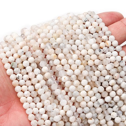 Natural Rainbow Moonstone Beads Strands G-RM2025-A27-5mm-1