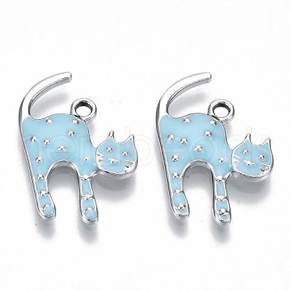 Eco-Friendly Zinc Alloy Pendants FIND-N048-45C-NR-1