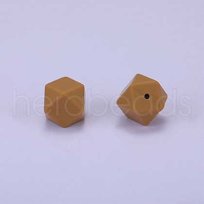 Hexagonal Silicone Beads SI-JX0020A-51-1