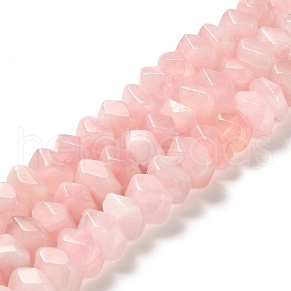 Natural Rose Quartz Beads Strands G-N327-05-03-1