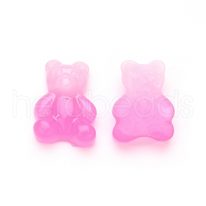 Gradient Color Opaque Resin Cabochons CRES-R196-01C-1