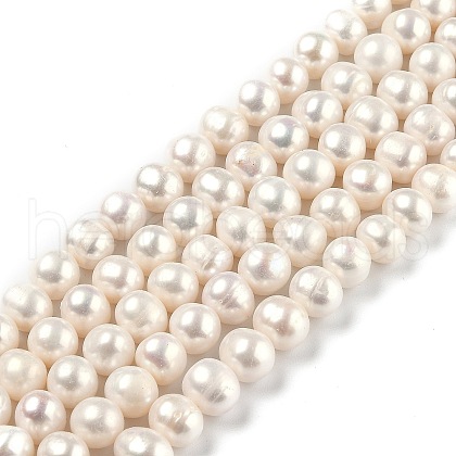 Natural Cultured Freshwater Pearl Beads Strands PEAR-L033-25-01-1