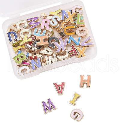 Alloy Enamel Slide Charms ENAM-CJ0001-25-1