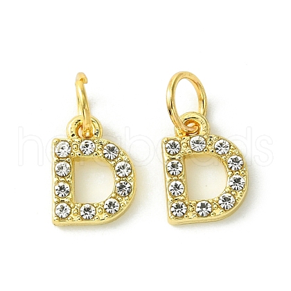Rack Plating Alloy Rhinestone Pendants PALLOY-S187-01D-1