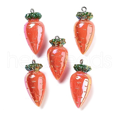 AB Color Resin Pendants X-RESI-C051-03A-P-1