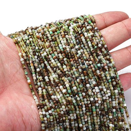 Natural Chrysoprase Beads Strands G-RM2025-C16-A-1