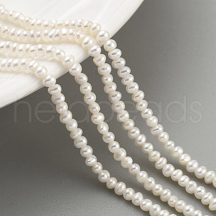 Natural Cultured Freshwater Pearl Beads Strands PEAR-C003-04B-1