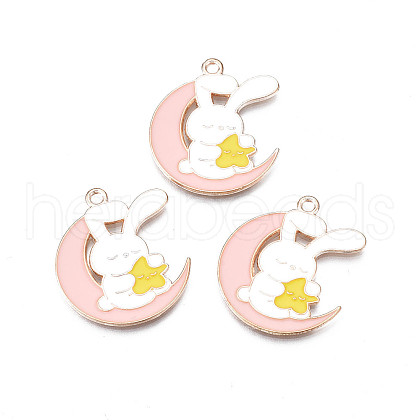 Alloy Enamel Pendants ENAM-S115-150B-1