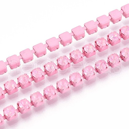 Iron Rhinestone Cup Chains CH-T006-05A-09-1