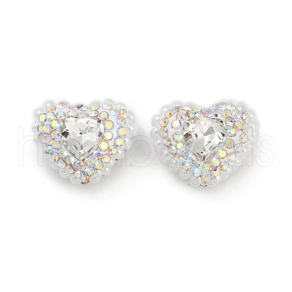 Polymer Clay Glass Rhinestone Beads CLAY-NH0001-13E-1