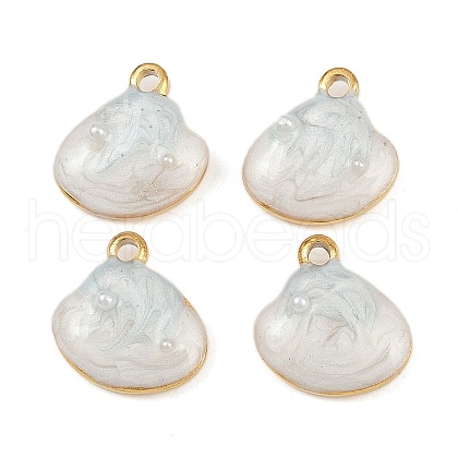 304 Stainless Steel Enamel Pendants STAS-U057-11G-A-1