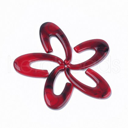 Acrylic Beads OACR-T008-04I-1