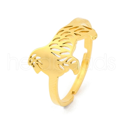 201 Stainless Steel Adjustable Ring for Women RJEW-D082-04A-1