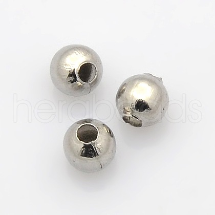 Round 316 Surgical Stainless Steel Spacer Beads X-STAS-N032-02-4mm-1