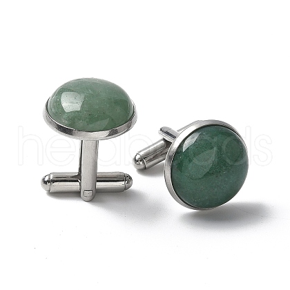 304 Stainless Steel Cuff Buttons G-C185-02P-37-1