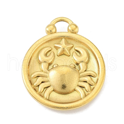 Real 18K Gold Plated Tone 304 Stainless Steel Pendants STAS-K291-01G-08-1