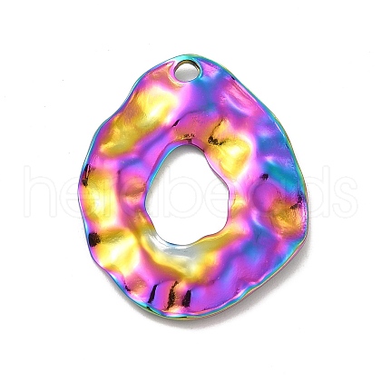 Ion Plating(IP) 304 Stainless Steel Pendants STAS-B032-18MC-1
