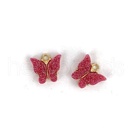 Vintage Alloy Acrylic Charm PALLOY-TAC0021-01F-1